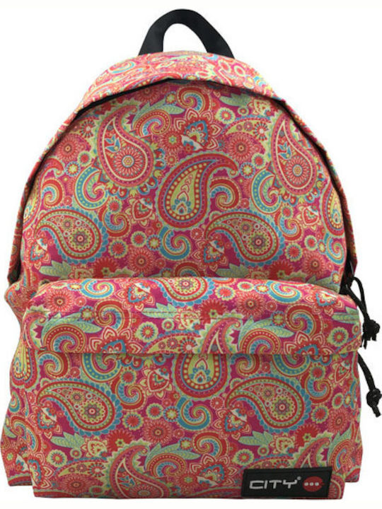 Lyc Sac City The Drop Cashmere School Bag Backpack Junior High-High School Multicolored