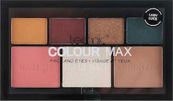 Technic Colour Max Makeup Palette for Face & Eyes Lady Luck 12.3gr