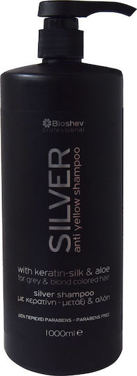 Bioshev Professional With Keratin-Silk & Aloe Tube Shampoos for Coloured Hair 1000ml