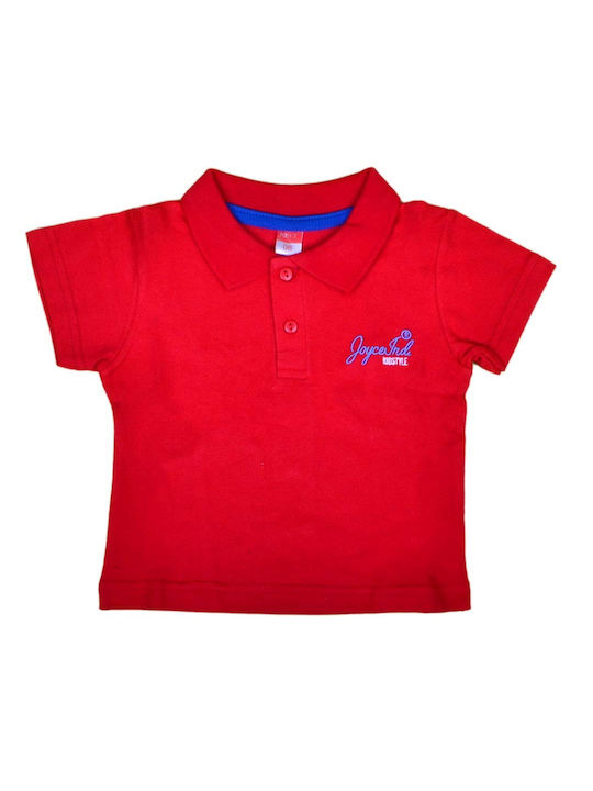 Joyce Kids Polo Short Sleeve Red