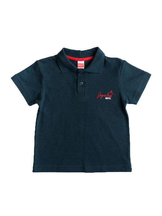 Kinderpolo Kurzarm Marineblau