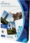MediaRange Φωτογραφικό Χαρτί High Glossy A4 (21x30) 160gr/m² για Εκτυπωτές Inkjet 100 Φύλλα
