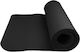 Power System Fitness Yoga Mat Plus PS-4017 Στρώμα Γυμναστικής Μαύρο (180x60x1cm)