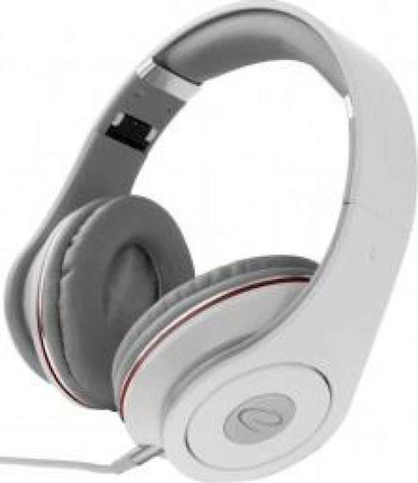 Esperanza EH141 Renell Wired Over Ear Headphones White