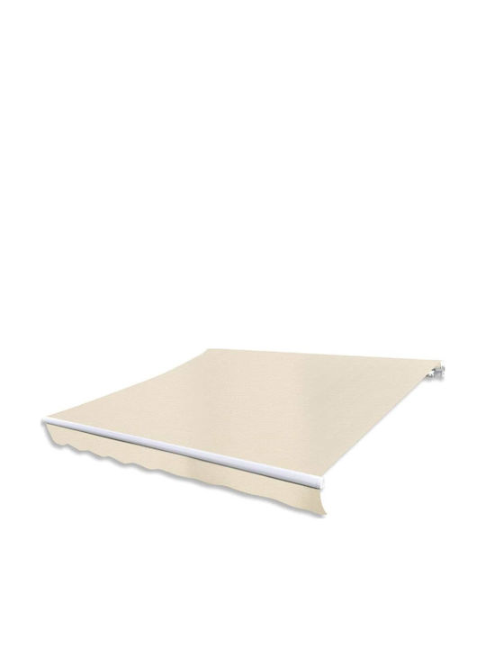 vidaXL Τέντα Βεράντας Κρεμ 2.5x3m