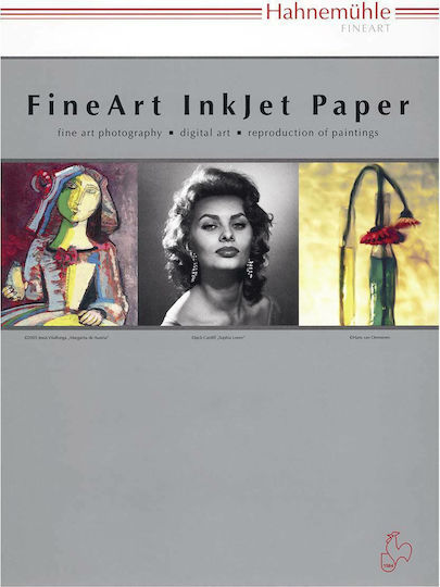 Hahnemuhle Photo Rag White Photo Paper Gloss A3+ 308gr/m² for Printers Inkjet 25 Sheets