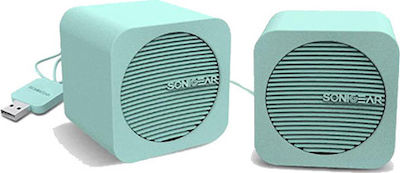 Sonic Gear BlueCube 2.0 Wireless Speakers with Bluetooth 5W Turquoise