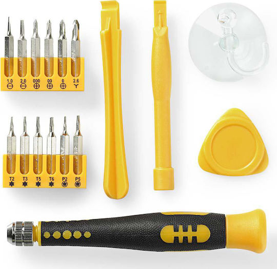 Nedis CSTS10017 Tool Set for Phone Repair 17pcs