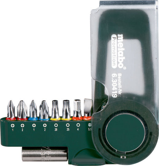 Metabo Set Bit-Box Set 8 Screwdriver Bits