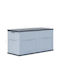 vidaXL Plastic Outdoor Storage Box 320lt Gray 119x46x60cm