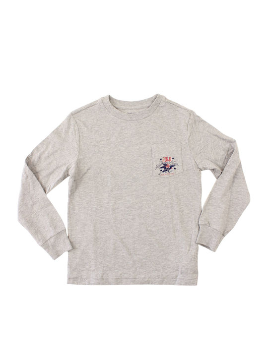 Ralph Lauren Kids Blouse Long Sleeve Gray