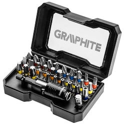 Graphite Set 32 Screwdriver Bits