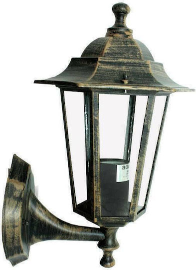 Aca Felinar de exterior montat pe perete E27 IP45 20.2x33εκ.