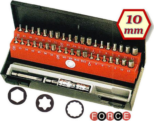 Force Set 42 Screwdriver Bits Torx / Allen