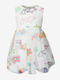 Evita Kids Dress Sleeveless White