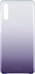 Samsung Gradation Cover Umschlag Rückseite Silikon Lila (Galaxy A70) EF-AA705CVEGWW