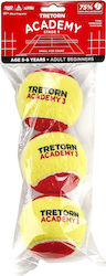 Tretorn Academy Red Felt Μπαλάκια Τένις Παιδικά 3τμχ