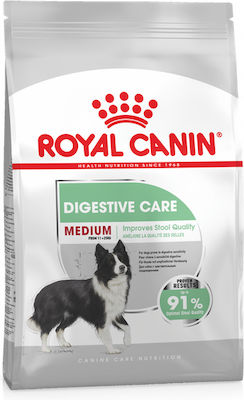 Royal Canin Digestive Care Medium 10kg Hrană Uscată pentru Câini Adulți de Rase Medii cu Păsări de curte și Orez