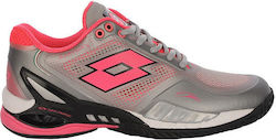 Lotto Raptor EVO Clay Femei Pantofi Tenis Terenuri de lut Argintiu