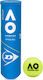 Dunlop Australian Open Μπαλάκια Τένις για Τουρνουά 4τμχ