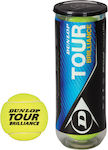 Dunlop Tour Brilliance Μπαλάκια Τένις για Προπόνηση 3τμχ