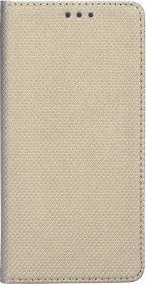 Forcell Smart Magnet Synthetic Leather Book Gold (Galaxy A10)