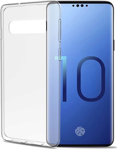 Celly Gelskin Back Cover Silicone Transparent (Galaxy S10+)