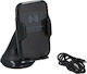Dunlop Car Mobile Mount with Adjustable Hooks and Wireless Charging Black