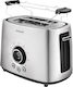Sencor Φρυγανιέρα 2 Θέσεων 1000W Inox