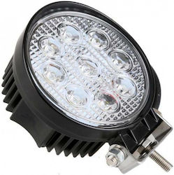 Rolinger VOL-S3027WY Rotundς Faruri pentru Autoturisme LED Universal 10 - 30V 27W 12.8cm 1buc VOL-S3027WY