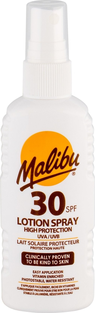 Malibu Sun Lotion Spray High Protection SPF30 100ml ...