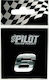 Lampa Car Number Stickers "6" 1.8cm in Silver Color 1pcs