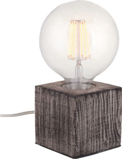 Elvhx Decorative Lamp with Socket for Bulb E27 Brown