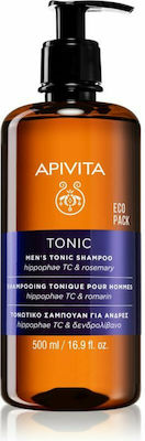 Apivita Men's Tonic Hippophae TC & Rosemary Σαμπουάν κατά της Τριχόπτωσης για Όλους τους Τύπους Μαλλιών 500ml
