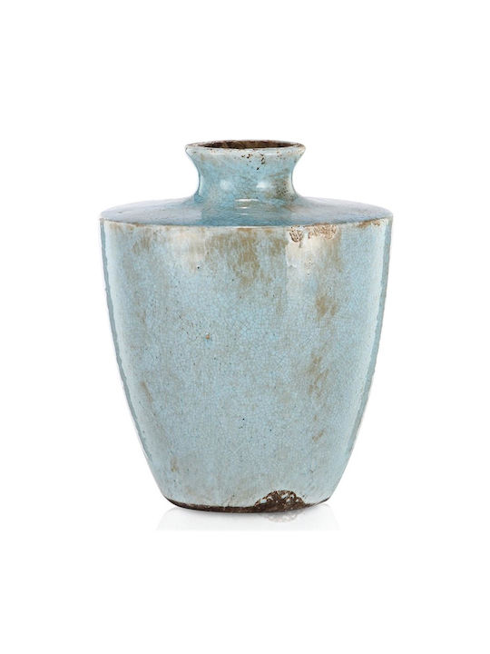 Artekko Vază Decorativă Ceramică Albastru 21.08x24.89cm 1buc