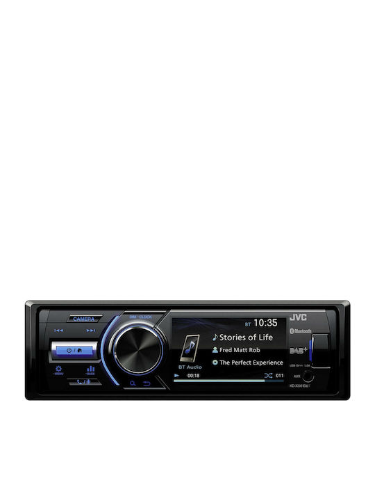 JVC Car Audio System 1DIN (Bluetooth/USB) with Detachable Panel