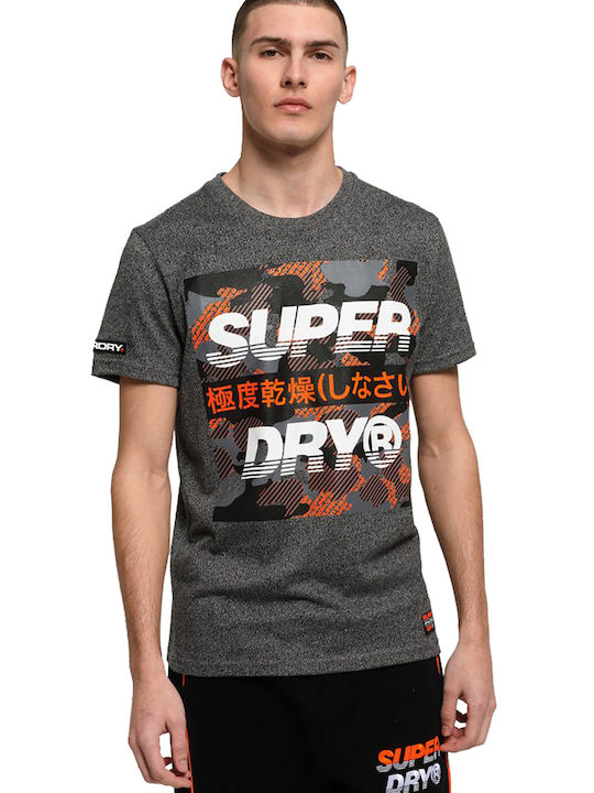 Superdry Trophy T-shirt Bărbătesc cu Mânecă Scurtă Gri