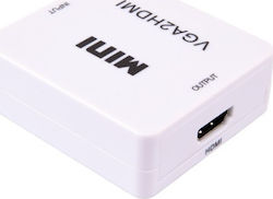 Haitronic Convertor VGA feminin în HDMI feminin (HS0100A)