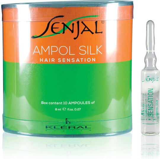 Kleral Senjal Hair Sensation Ampol Silk Hair Ampoules Reconstruction 10x8ml