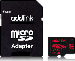 Addlink microSDXC 64GB U3 V30 A1 UHS-I