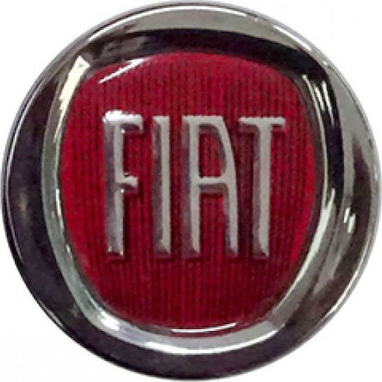 Americat Adhesive Badge for Car Trunk in Red Colour FIAT/1-TR