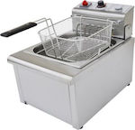 TzeTHan Electric Fryer 5.1kW Capacity 10lt 36x52x44cm 380V/5.1kW