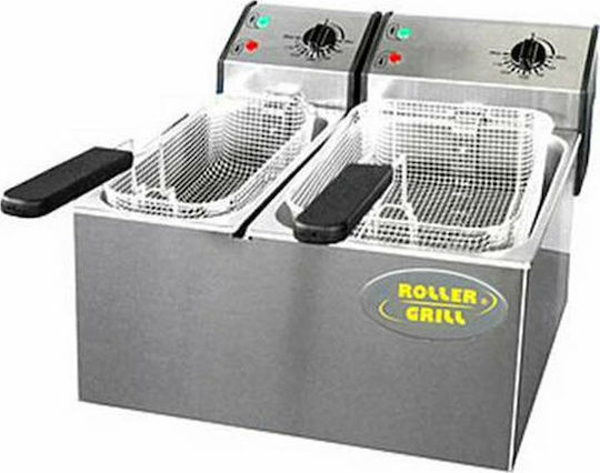 Roller Grill Fryer Electrică Double 5kW 49x42.5x32cm FD 50+80