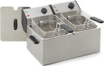 Roller Grill Electric Fryer Double 6kW Capacity 2x8lt 54x42.5x32cm FD80D