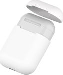 Ultra Slim Husă Silicon în culoarea Alb pentru Apple AirPods 1 / AirPods 2