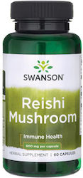 Swanson Reishi Mushroom 600mg 60 caps