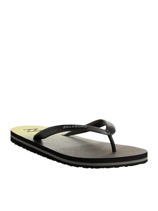 Billabong Tides 73 Stripe Men's Flip Flops Black