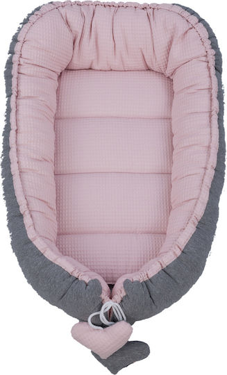 Tuttolina Βρεφικό Μαξιλάρι Φωλιά Waffle Pink