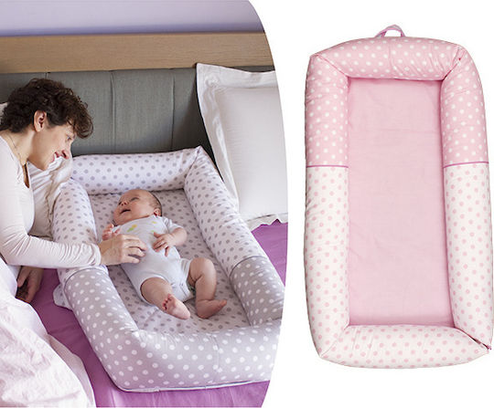 Mother Baby D'Artagnan Baby Nest Pink 90x50cm Mother Baby D'Artagnan Baby Nest Pink 90x50cm