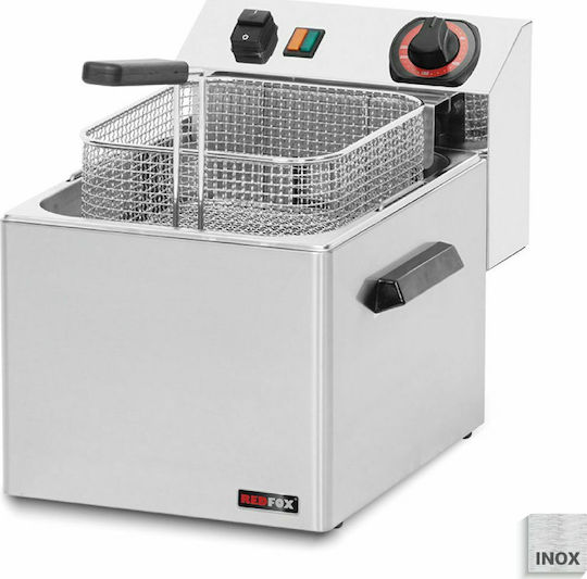 RM Gastro Ηλεκτρική Φριτέζα 3.4kW Χωρητικότητας 8lt 27x42x30cm